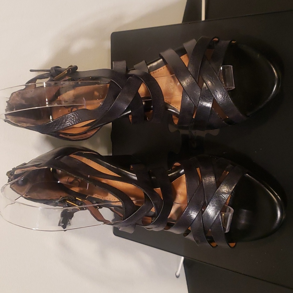 Sofft Size 8 Black Leather Women's shoes